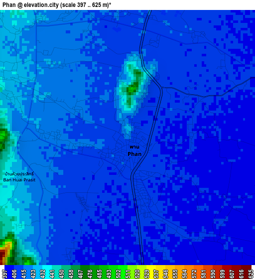 Phan elevation map