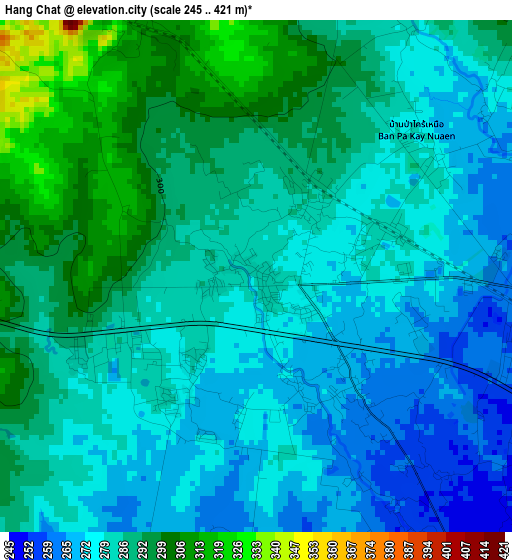 Hang Chat elevation map