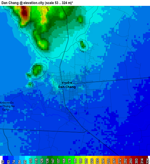 Dan Chang elevation map