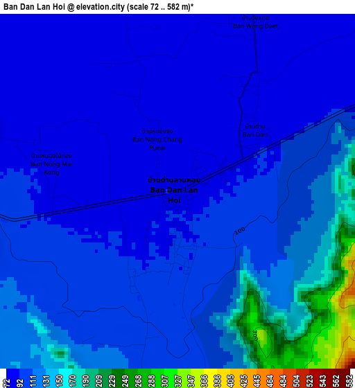 Ban Dan Lan Hoi elevation map