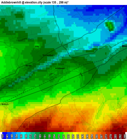 Addiebrownhill elevation map