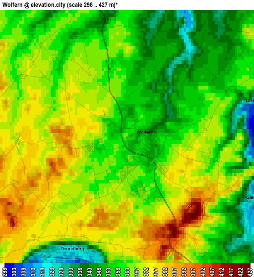 Wolfern elevation map