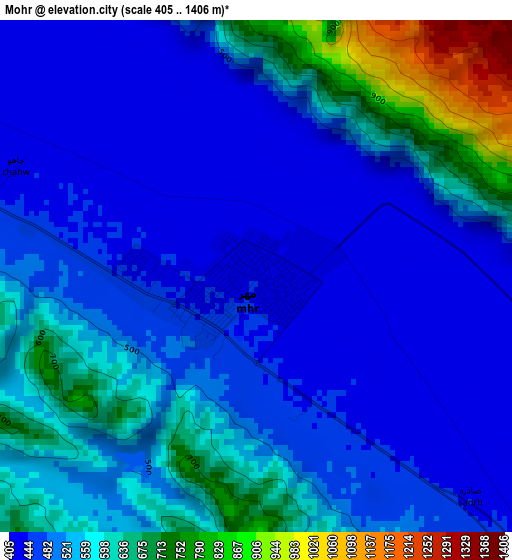 Mohr elevation map