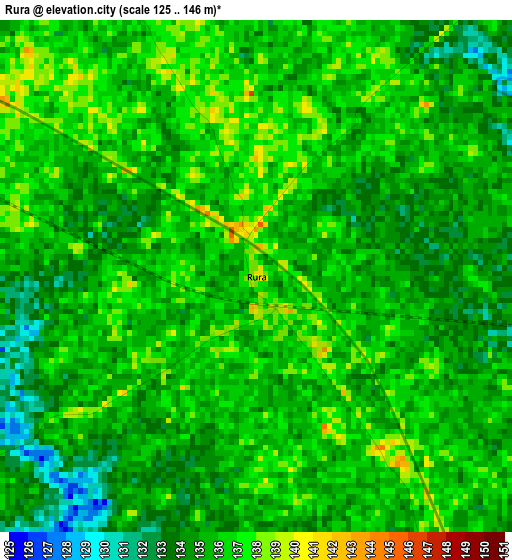 Rura elevation map