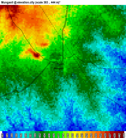 Mungaoli elevation map