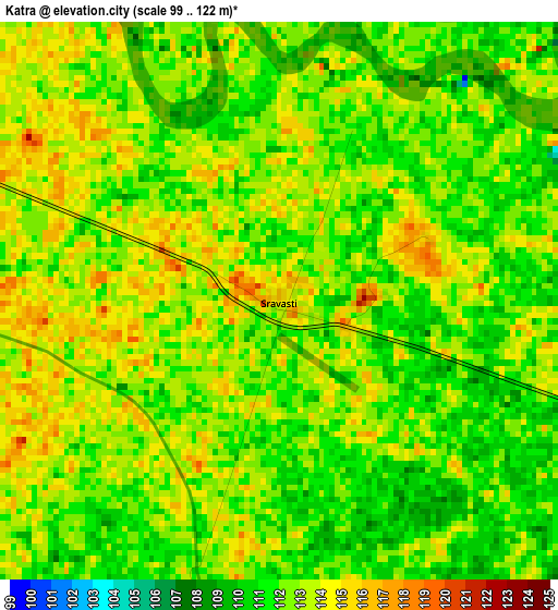 Katra elevation map