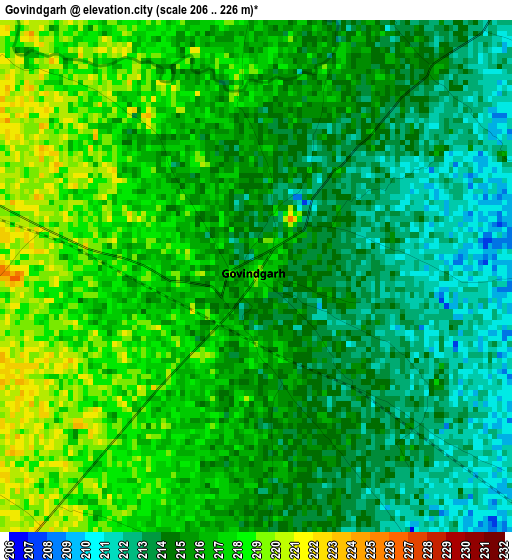 Govindgarh elevation map