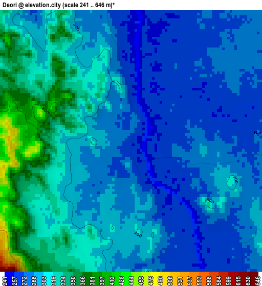 Deori elevation map