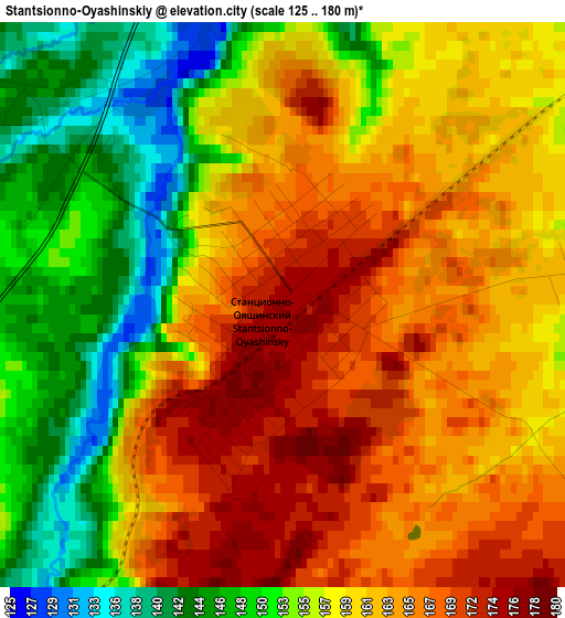 Stantsionno-Oyashinskiy elevation map