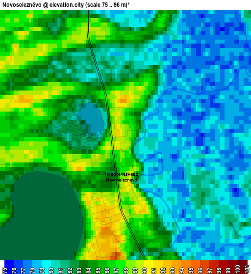 Novoseleznëvo elevation map