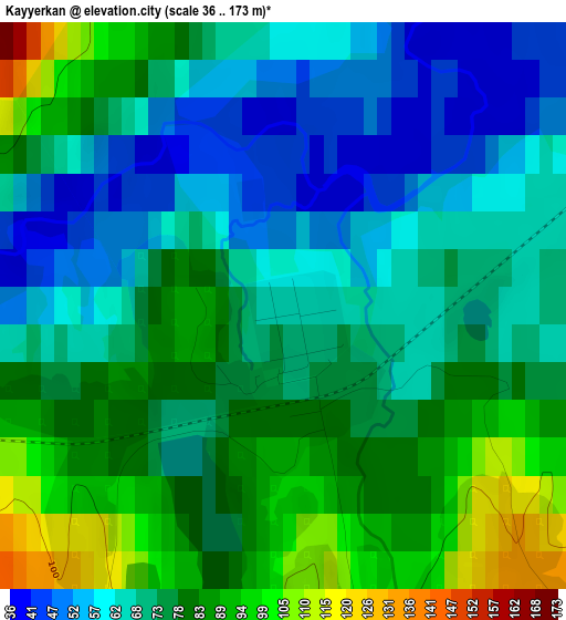 Kayyerkan elevation map