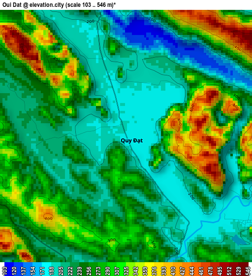 Oui Dat elevation map