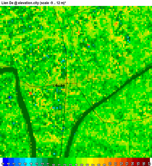 Lien De elevation map