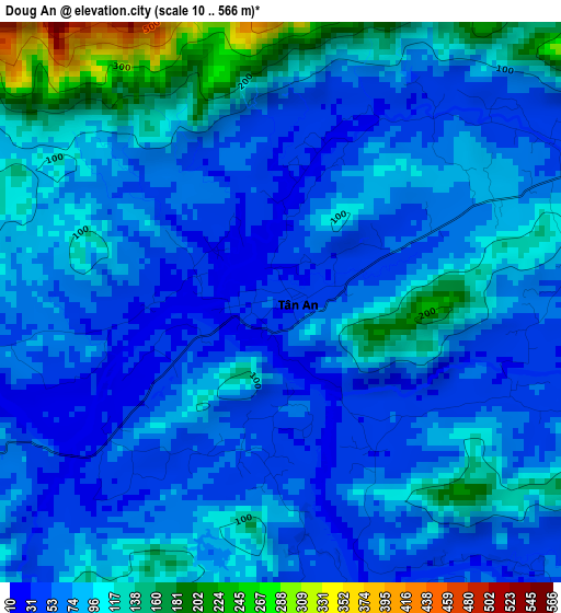 Doug An elevation map
