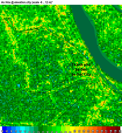 An Hòa elevation map