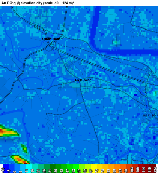 An Dương elevation map