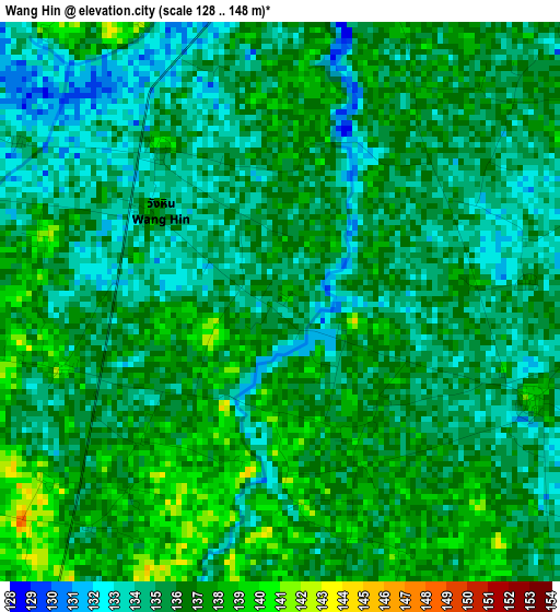 Wang Hin elevation map