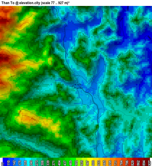 Than To elevation map