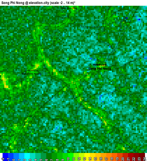 Song Phi Nong elevation map
