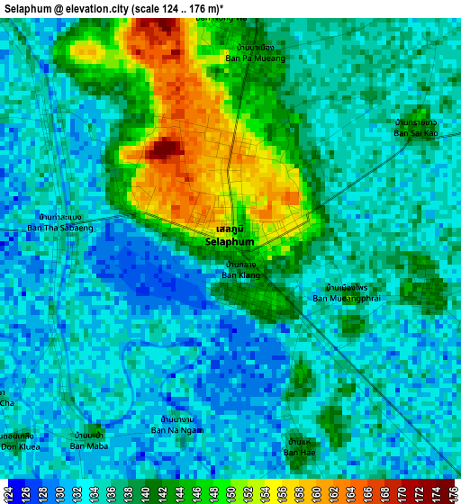 Selaphum elevation map