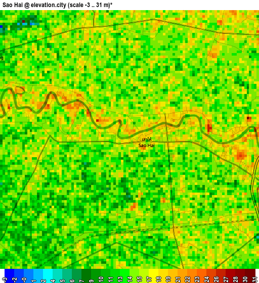 Sao Hai elevation map