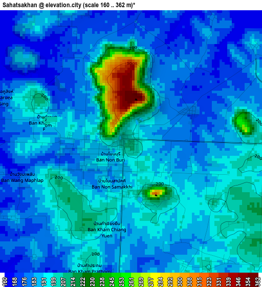 Sahatsakhan elevation map