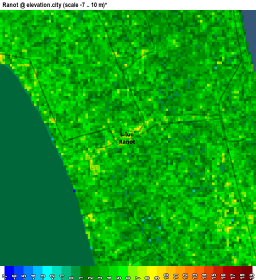 Ranot elevation map