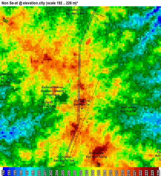 Non Sa-at elevation map