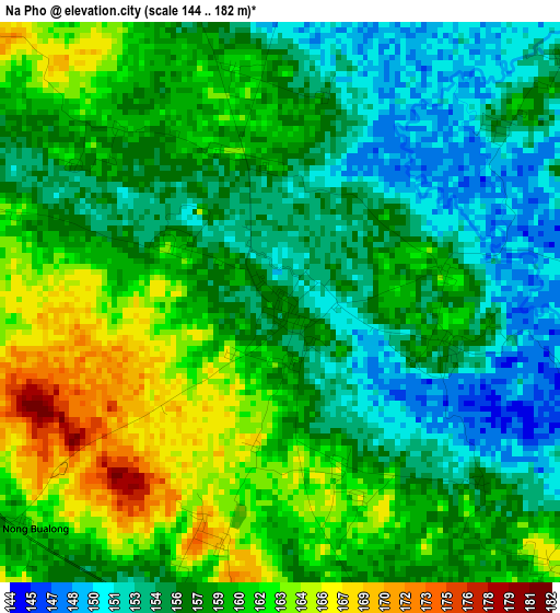 Na Pho elevation map