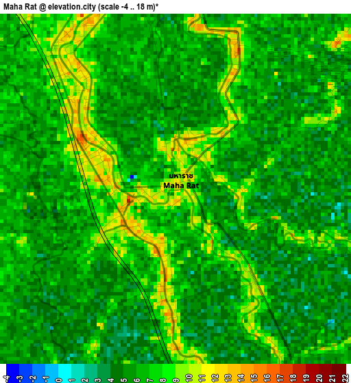 Maha Rat elevation map