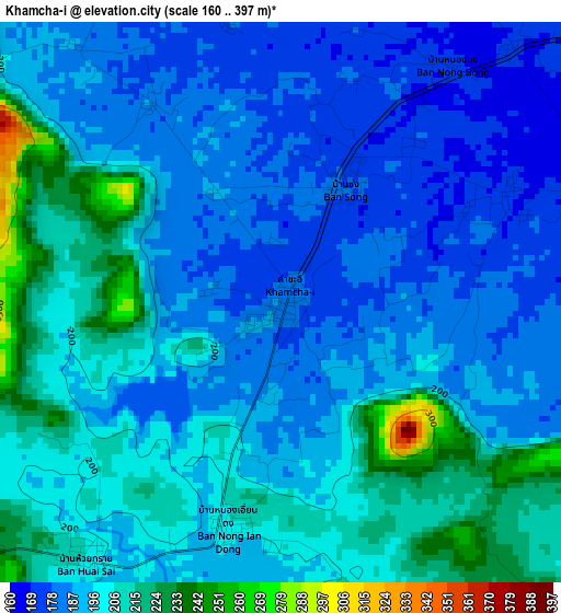 Khamcha-i elevation map