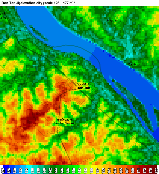 Don Tan elevation map