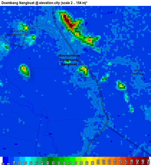 Doembang Nangbuat elevation map