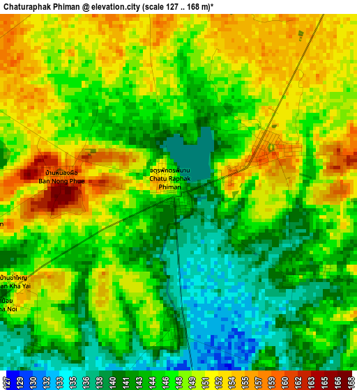 Chaturaphak Phiman elevation map