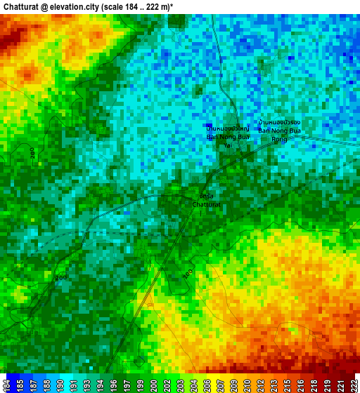 Chatturat elevation map