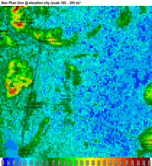 Ban Phan Don elevation map