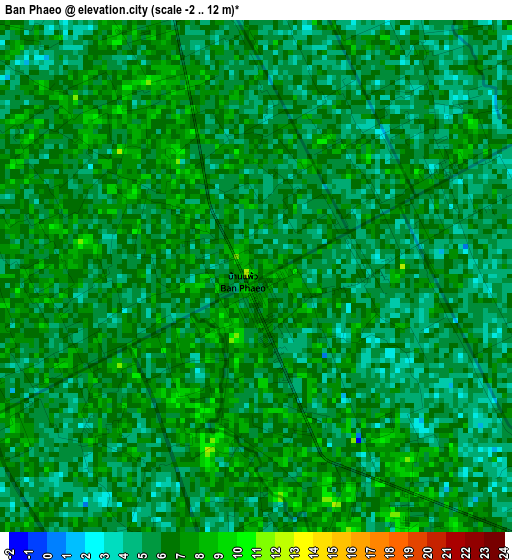 Ban Phaeo elevation map