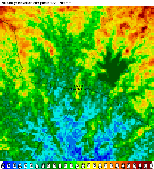 Na Khu elevation map