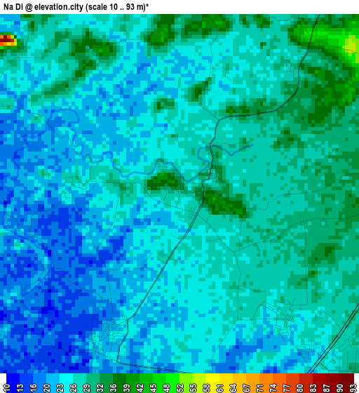 Na Di elevation map