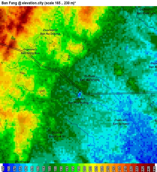 Ban Fang elevation map