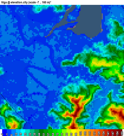 Viga elevation map