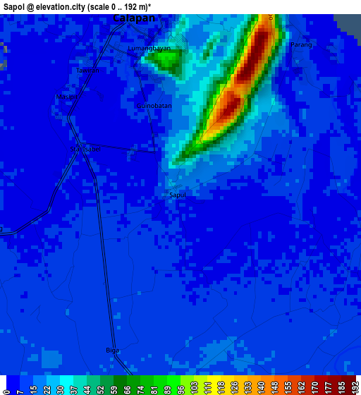 Sapol elevation map