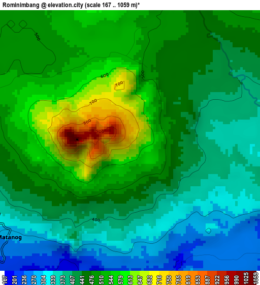 Rominimbang elevation map