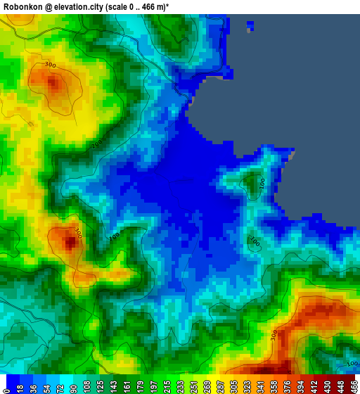 Robonkon elevation map