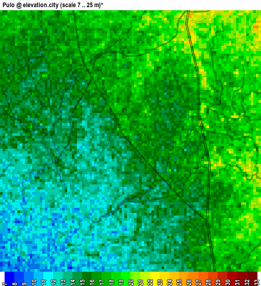 Pulo elevation map
