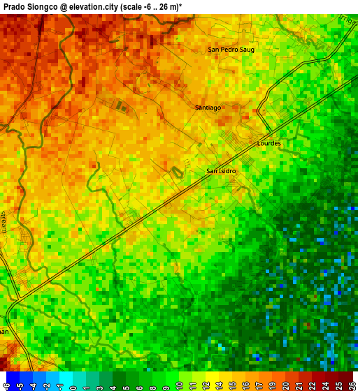 Prado Siongco elevation map