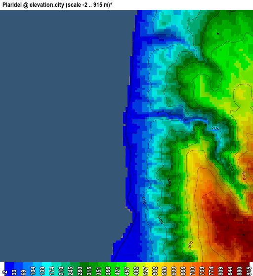 Plaridel elevation map