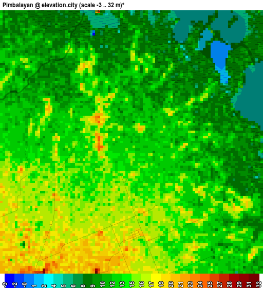 Pimbalayan elevation map