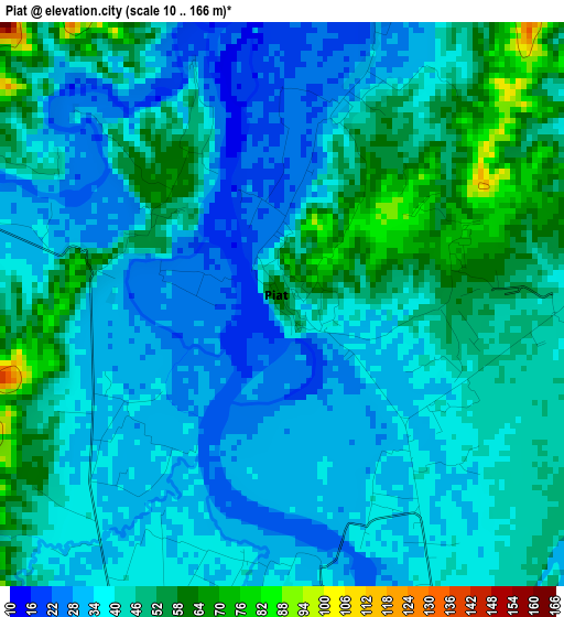 Piat elevation map