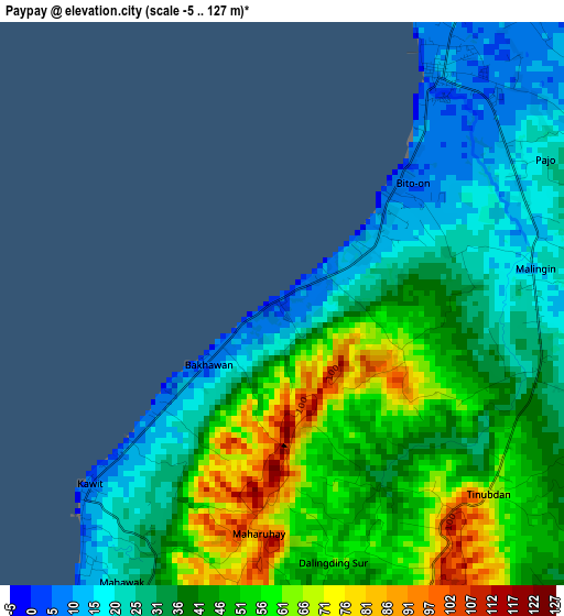 Paypay elevation map